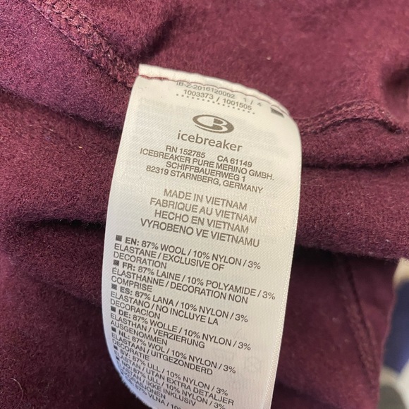 Icebreaker womens large zip up merino sweater/cardigan - Picture 3 of 3